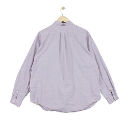 Mens Check Shirt Classic Fit Button Down