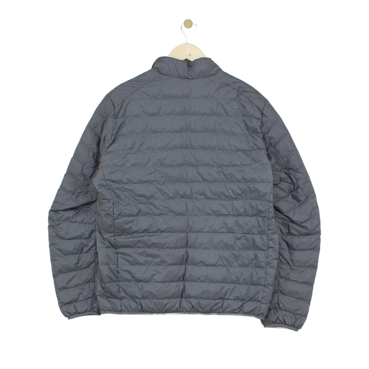 Mens Quilted Jacket Lightweight Ultra Light Down Full Zip