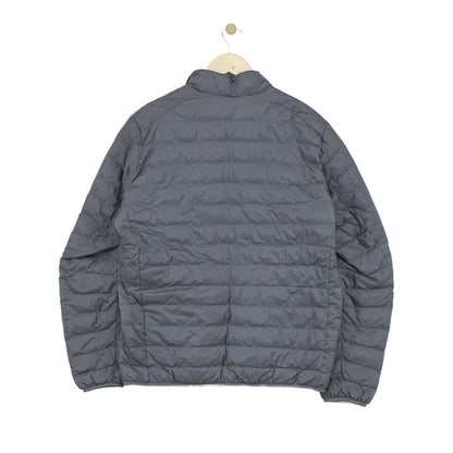 Mens Quilted Jacket Lightweight Ultra Light Down Full Zip