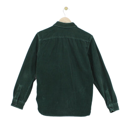 Mens Corduroy Shirt Western Button Up