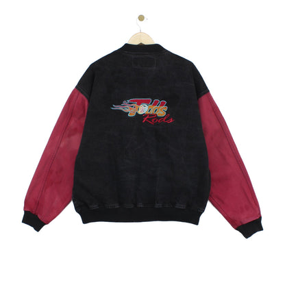 Mens Varsity Jacket Retro Oversized
