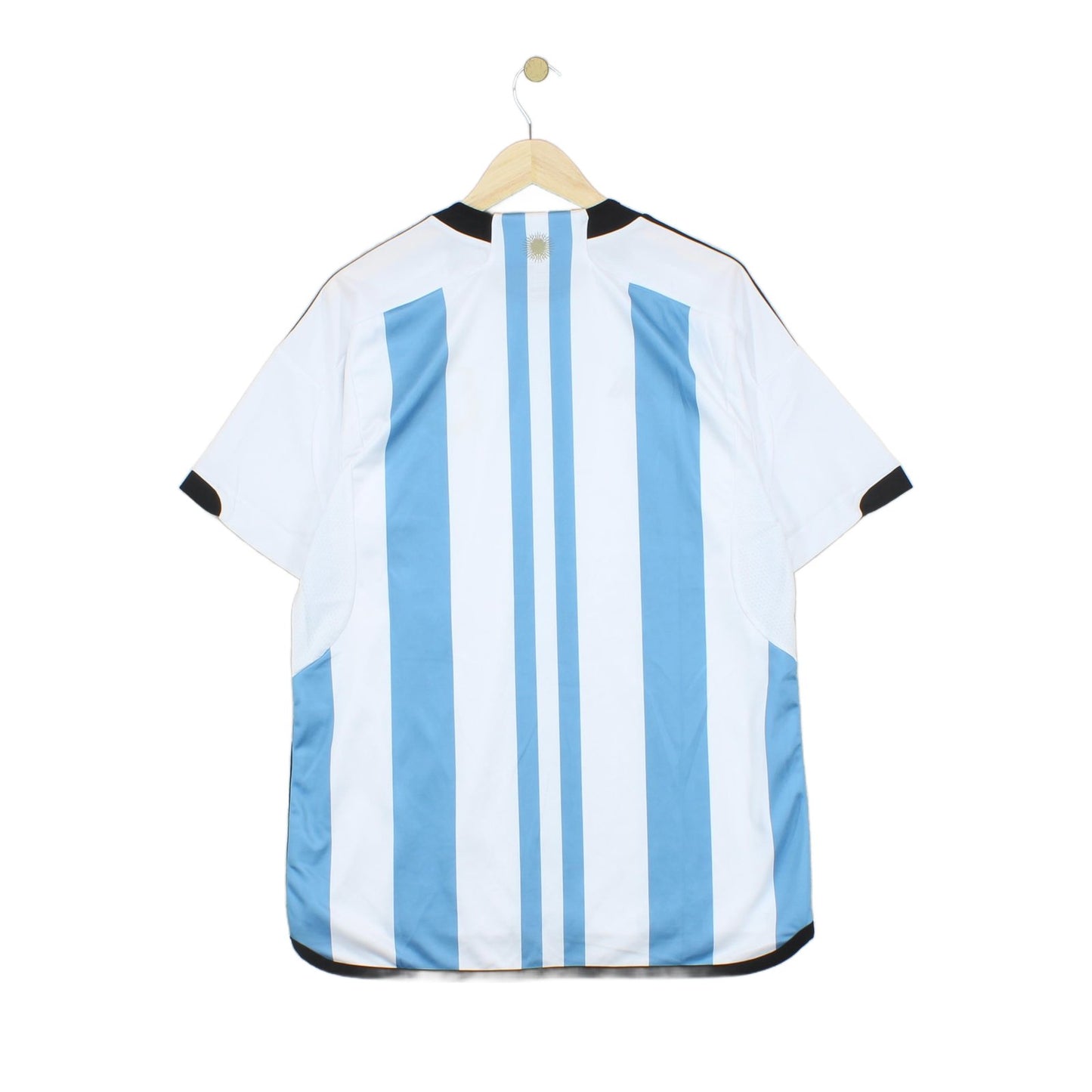 Mens Argentina 2022-23 Football Shirt Home Jersey Slim Fit