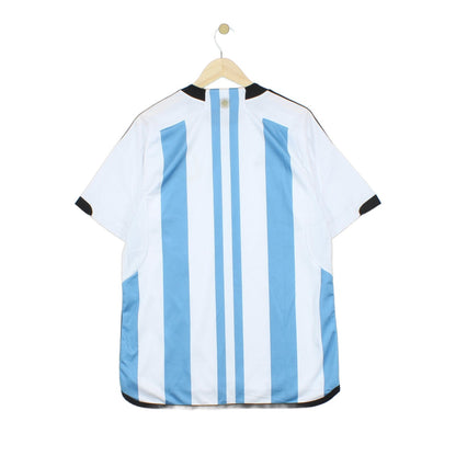 Mens Argentina 2022-23 Football Shirt Home Jersey Slim Fit
