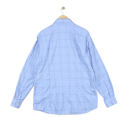 Mens Check Shirt Slim Fit