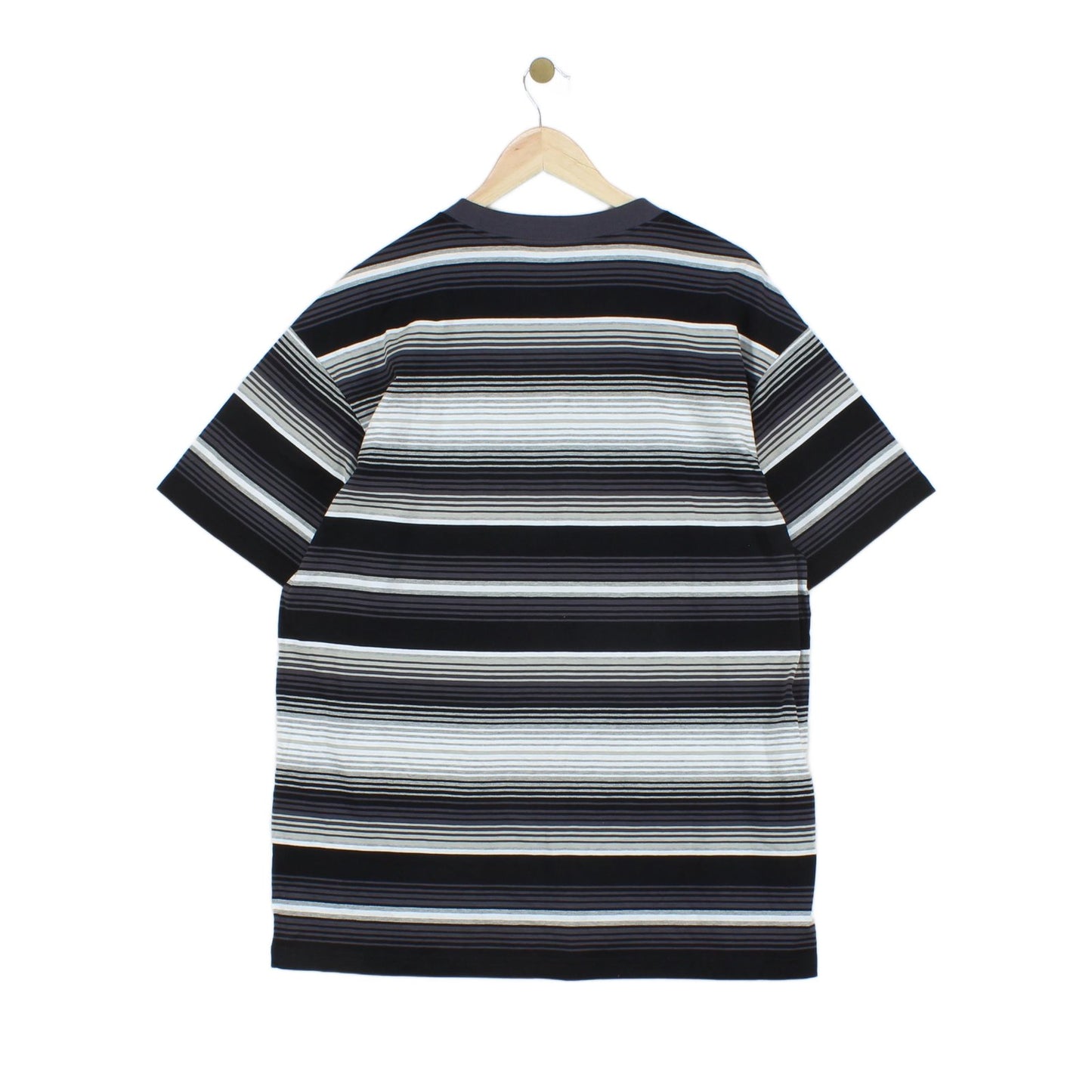 Mens Striped T-Shirt Crew Neck