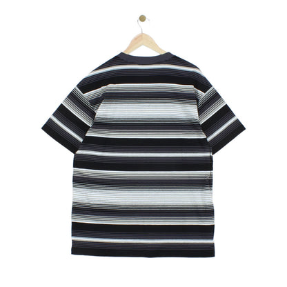 Mens Striped T-Shirt Crew Neck