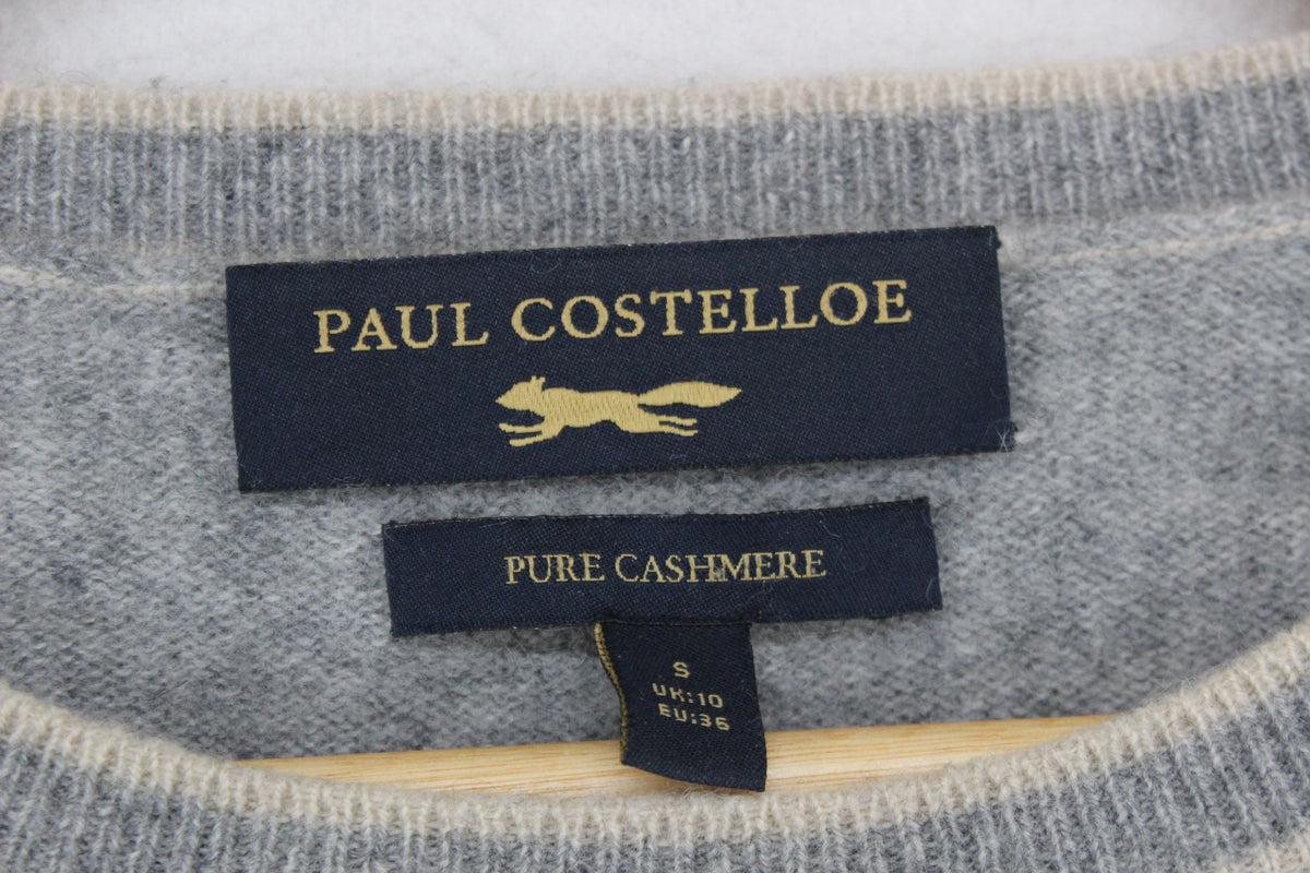 Womens Cashmere Jumper Crew Neck 3/4 Sleeve