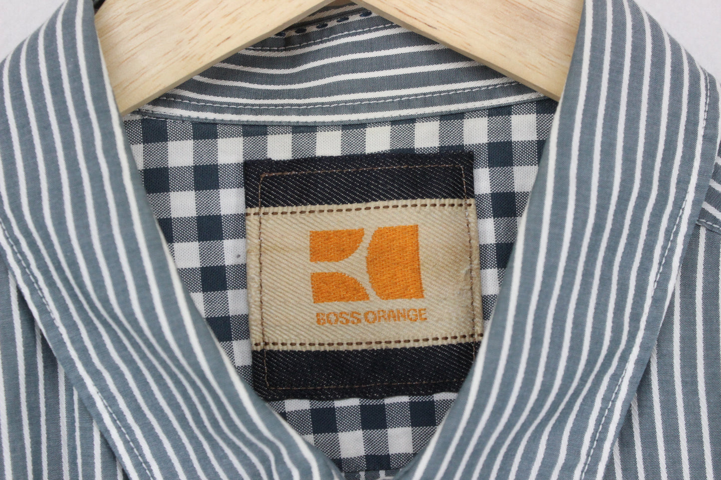 Mens Striped Shirt Long Sleeve Button Up