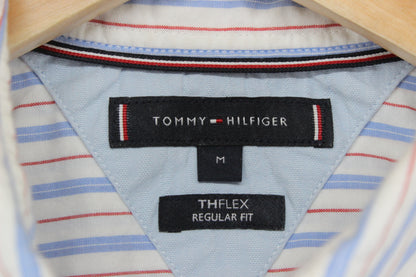 Mens Striped Shirt Button Up Long Sleeve