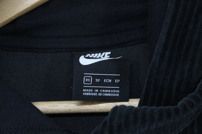 Womens Corduroy Hoodie Athletic Streetwear