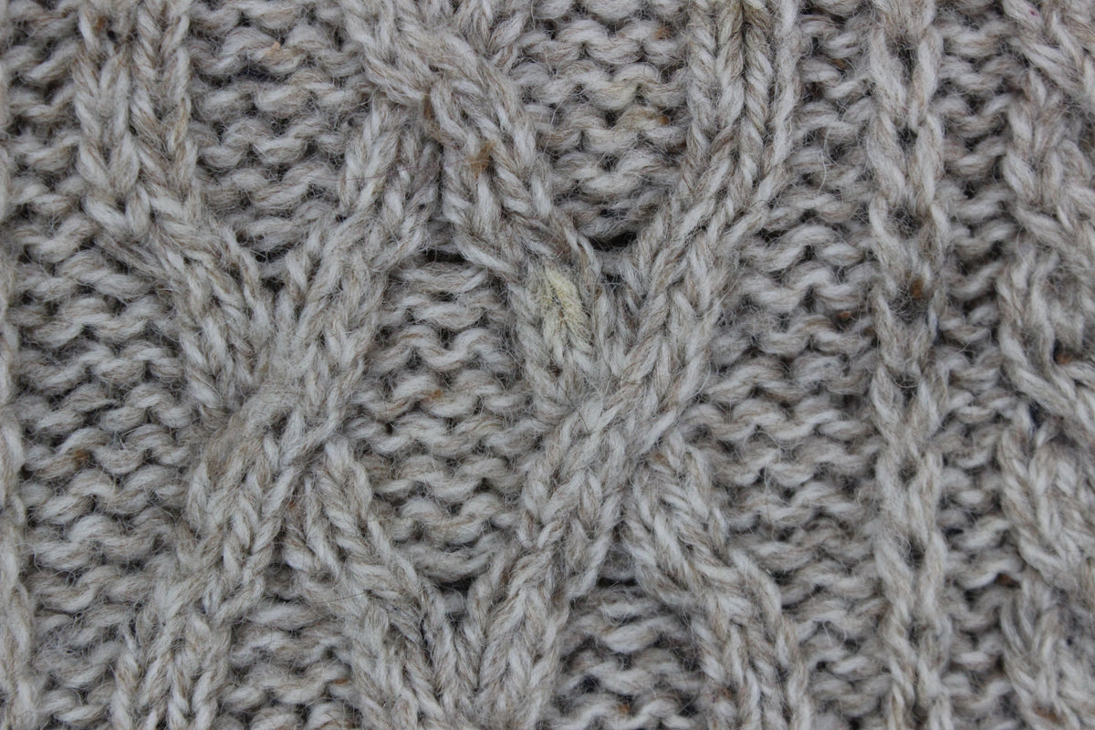 Mens Cable Knit Jumper Uk Made Chunky Knit
