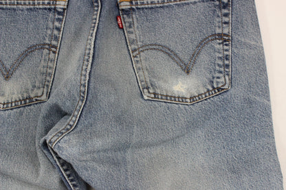 Mens 581 Jeans Classic Denim Distressed
