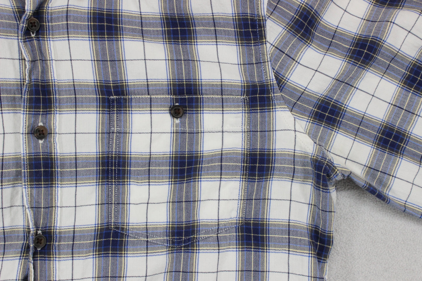 Mens Plaid Shirt Long Sleeve Button Up