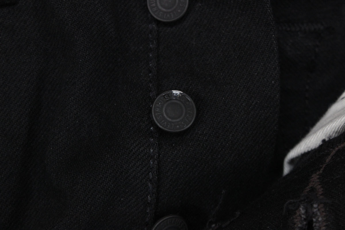 Mens 501 Ct Jeans Customised & Tapered Button Fly Denim