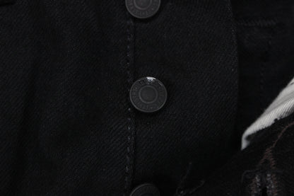 Mens 501 Ct Jeans Customised & Tapered Button Fly Denim