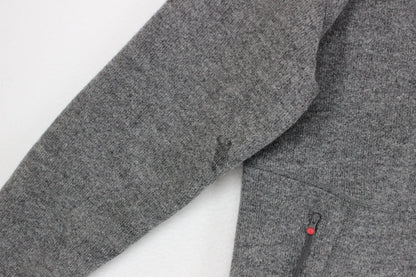 Mens Fleece Jacket Outdoor Full Zip Wool Blend