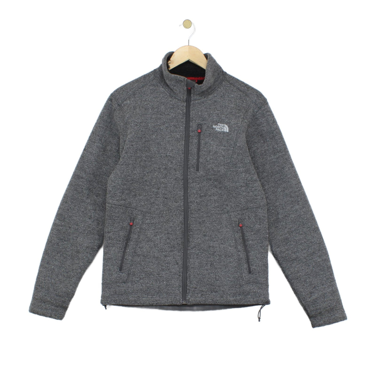 Mens Fleece Jacket Outdoor Full Zip Wool Blend