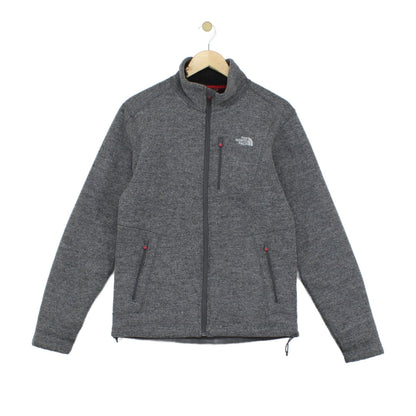 Mens Fleece Jacket Outdoor Full Zip Wool Blend