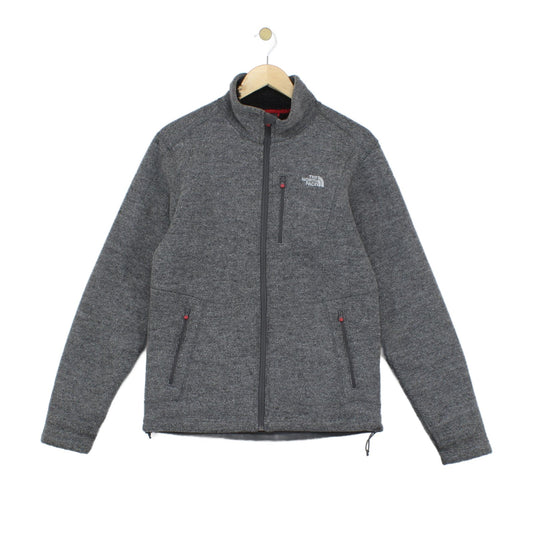 Mens Fleece Jacket Outdoor Full Zip Wool Blend