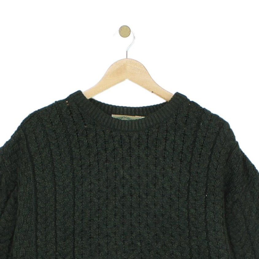 Mens Cable Knit Jumper Uk Made Chunky Knit
