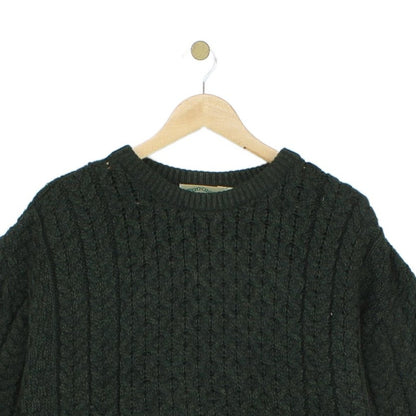 Mens Cable Knit Jumper Uk Made Chunky Knit