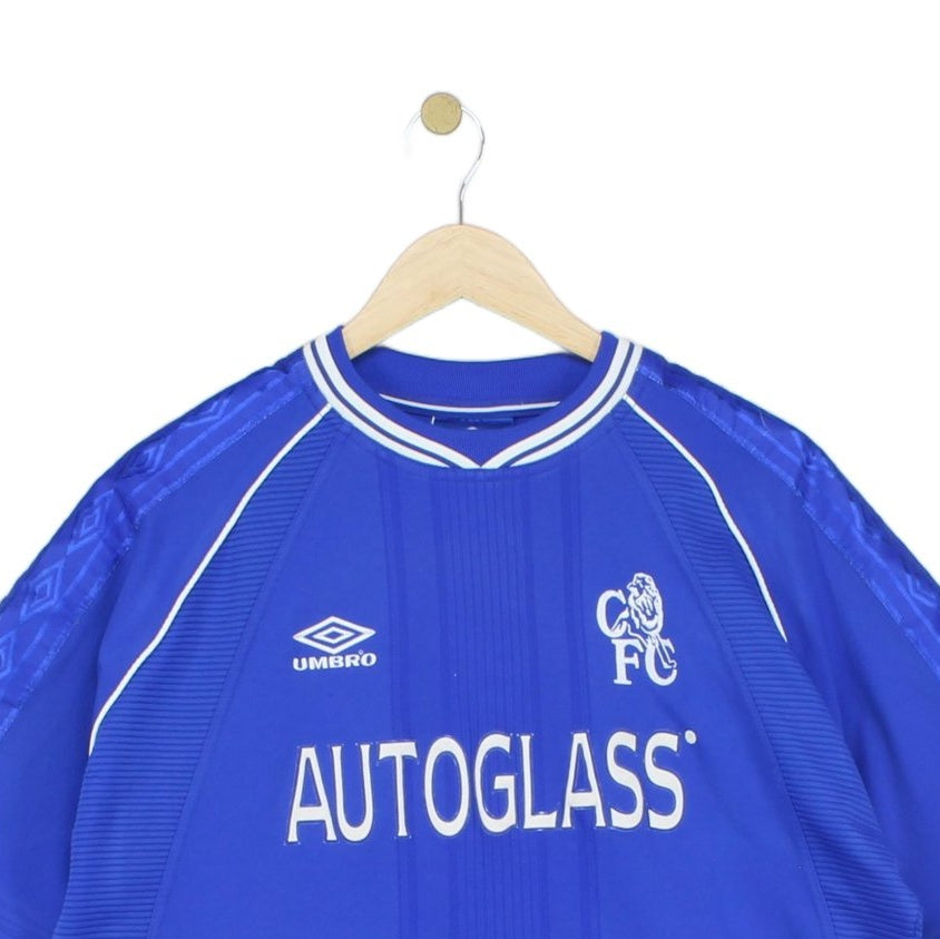 Mens Chelsea 1999-00 Football Shirt Home Jersey Soccer