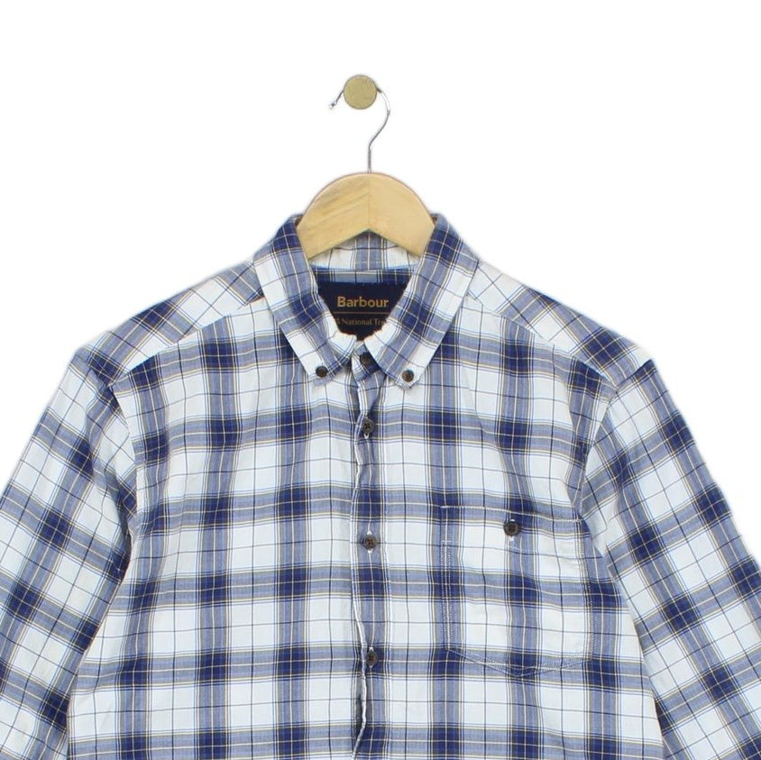 Mens Plaid Shirt Long Sleeve Button Up