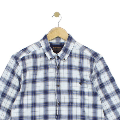Mens Plaid Shirt Long Sleeve Button Up