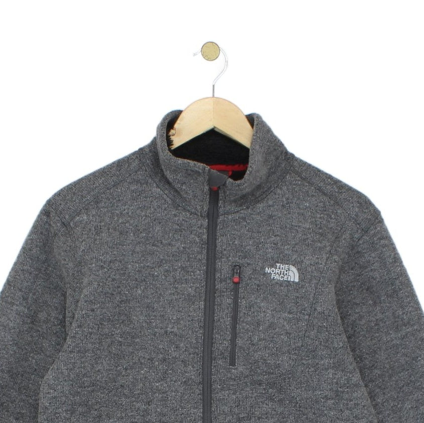 Mens Fleece Jacket Outdoor Full Zip Wool Blend