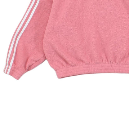 Womens 1/4 Zip Fleece Retro Oversized