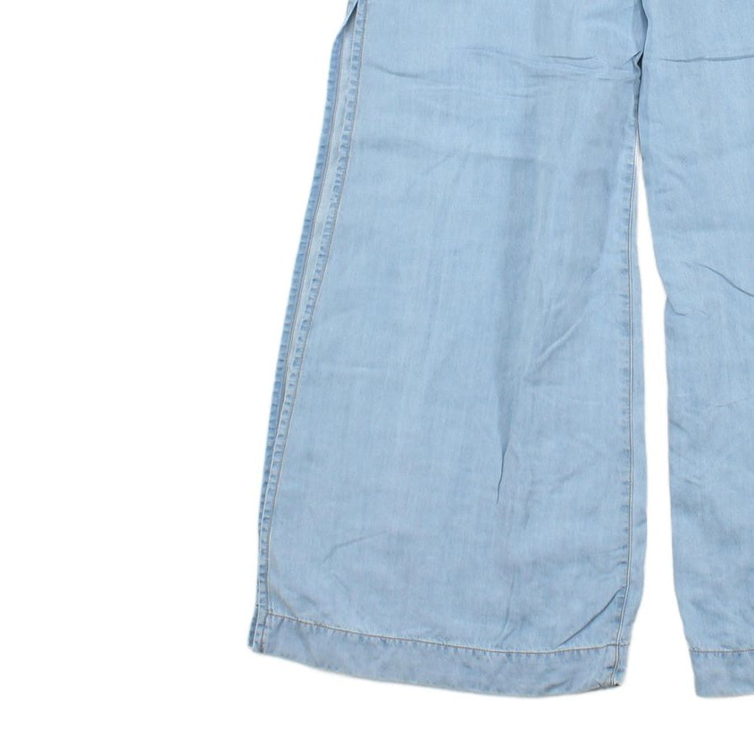 Womens Wide Leg Jeans High Waisted Zip Fly