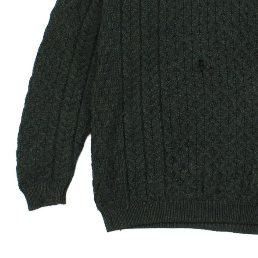 Mens Cable Knit Jumper Uk Made Chunky Knit
