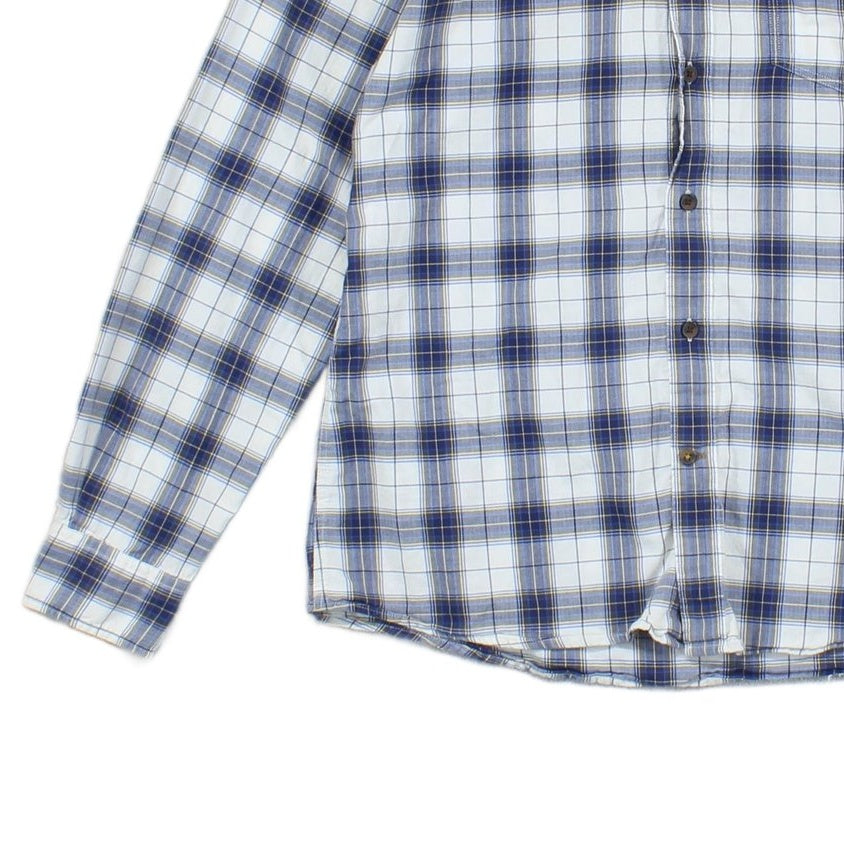 Mens Plaid Shirt Long Sleeve Button Up