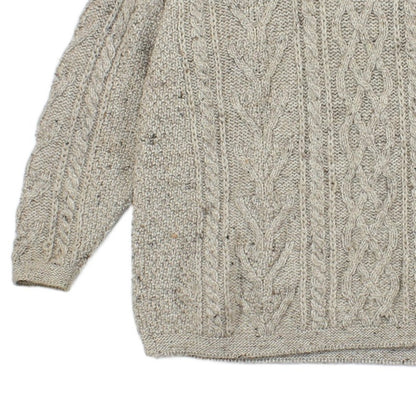 Mens Cable Knit Jumper Uk Made Chunky Knit