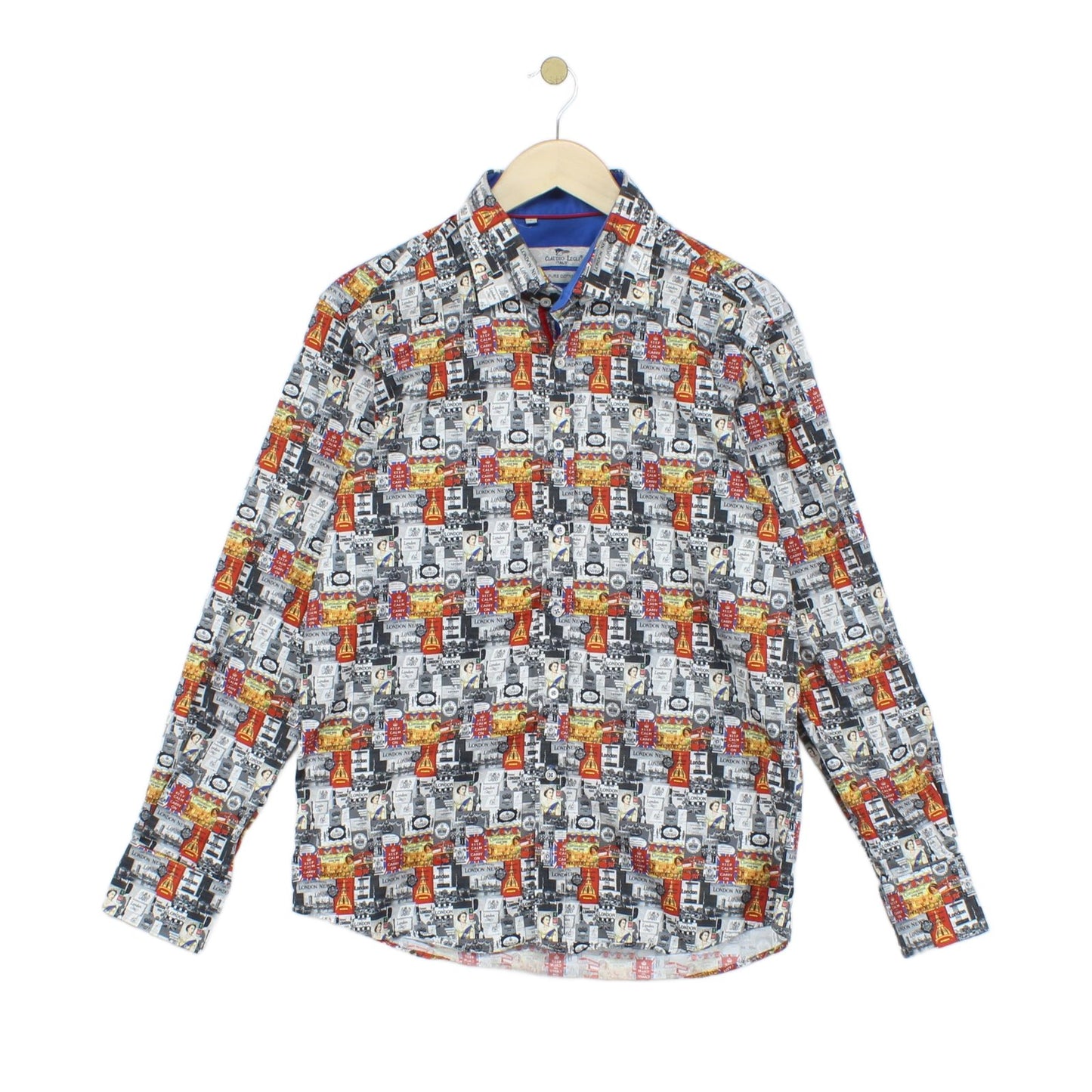 Mens Queen Elizabeth Shirt London Cotton