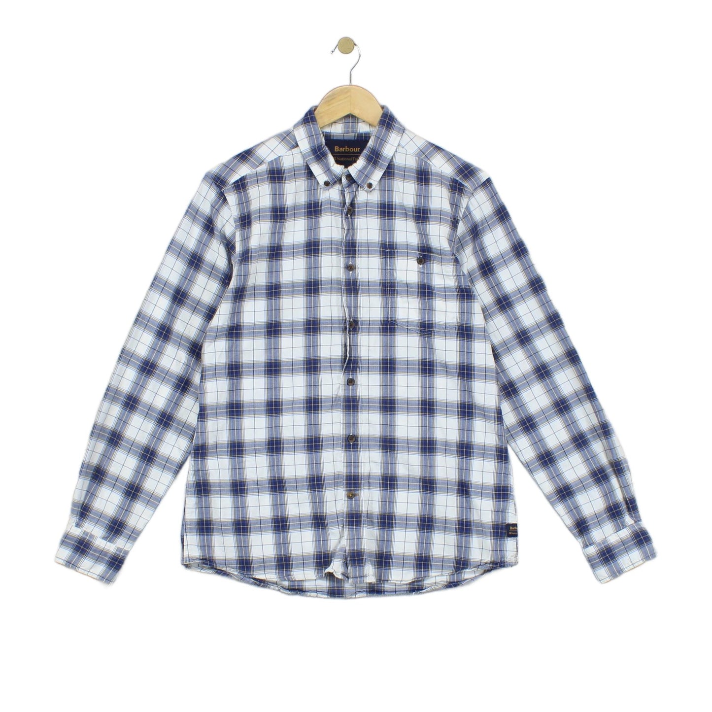 Mens Plaid Shirt Long Sleeve Button Up