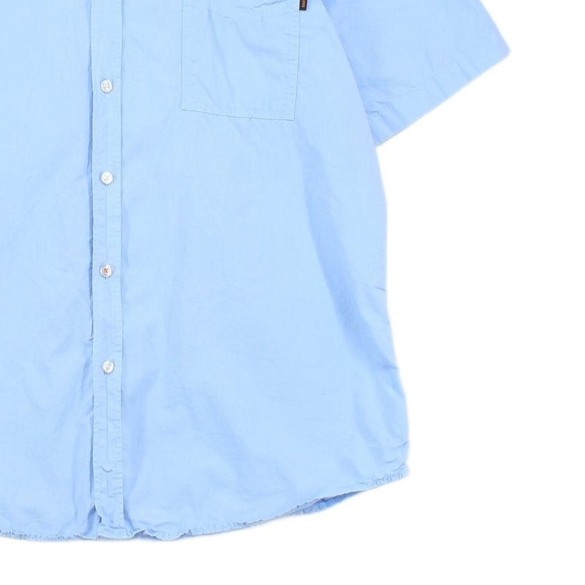 Mens Shirt Short Sleeve Button Up Summer