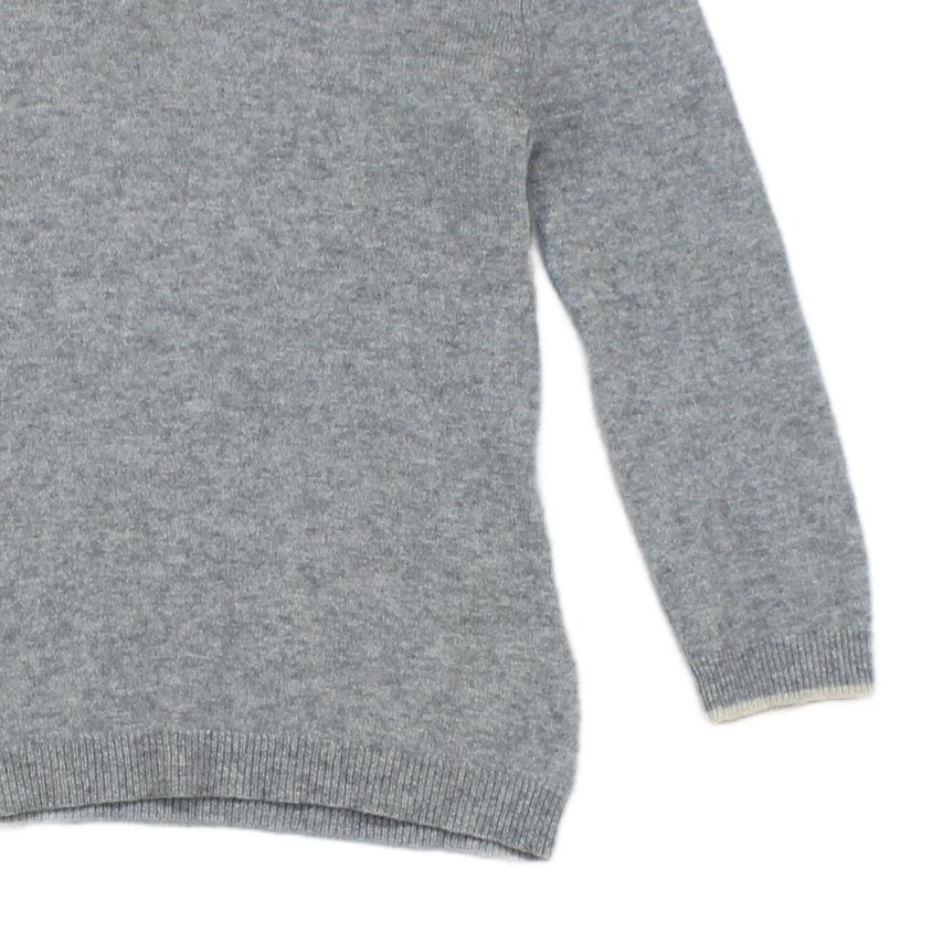 Womens Cashmere Jumper Crew Neck 3/4 Sleeve