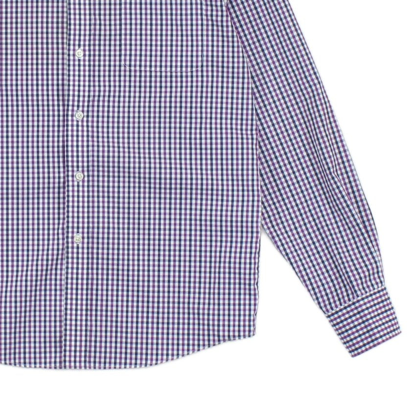 Mens Check Shirt Long Sleeve