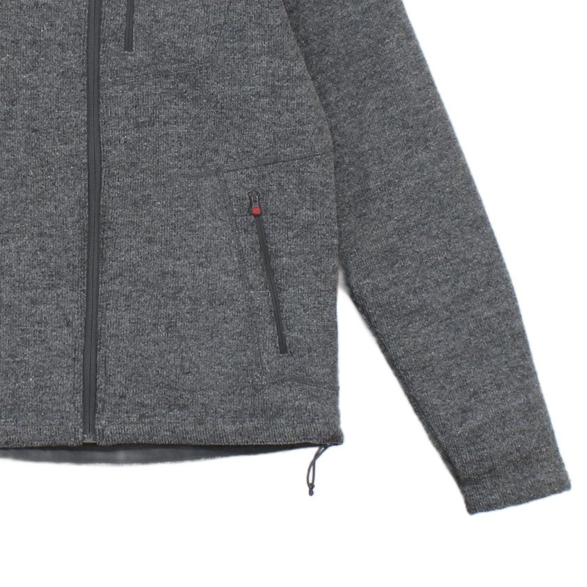 Mens Fleece Jacket Outdoor Full Zip Wool Blend