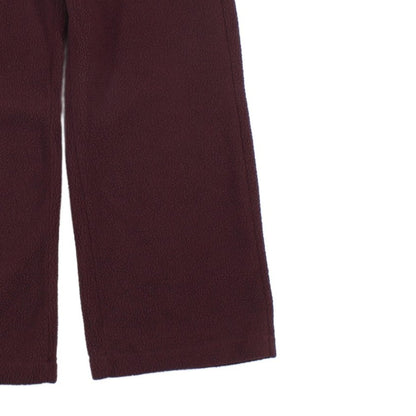 Womens Fleece Joggers Elastic Wide Leg