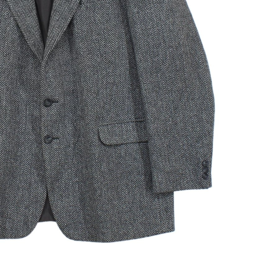 Mens Tweed Blazer Uk Made Herringbone