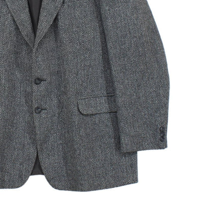 Mens Tweed Blazer Uk Made Herringbone
