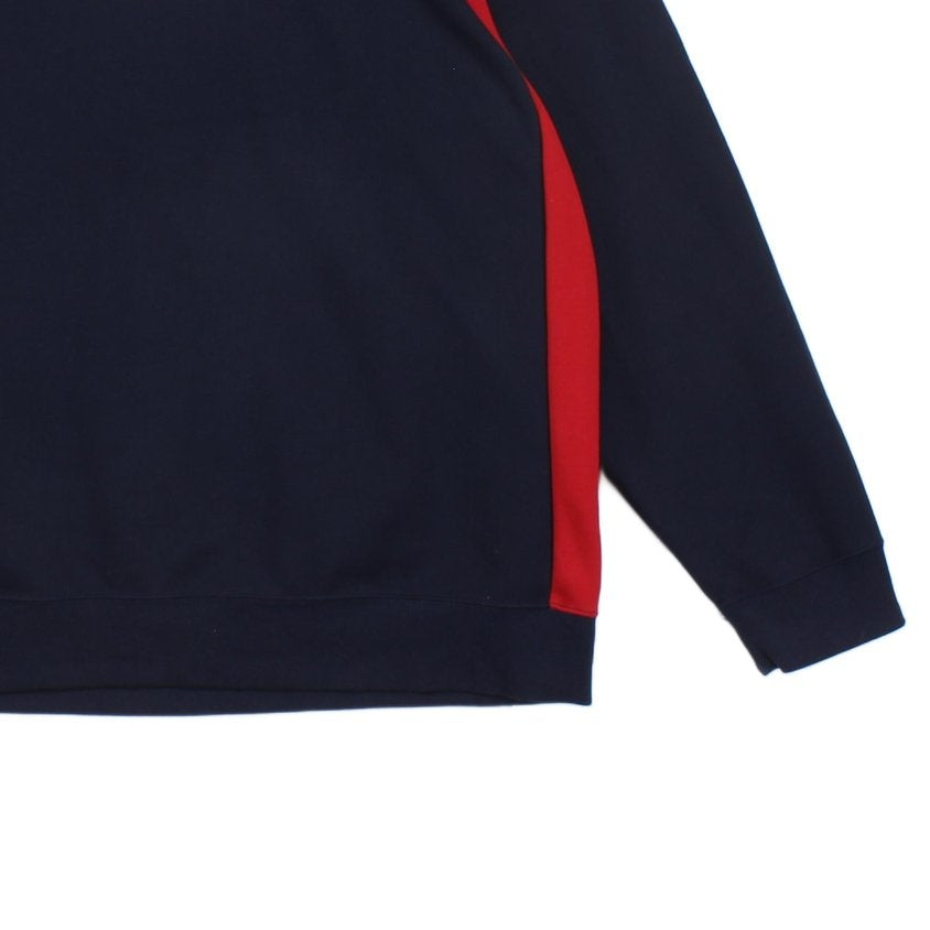 Mens Sweatshirt Embroidered Long Sleeve Big Crest