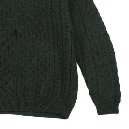 Mens Cable Knit Jumper Uk Made Chunky Knit