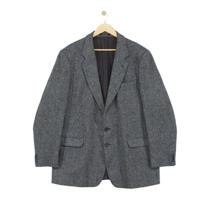 Mens Tweed Blazer Uk Made Herringbone