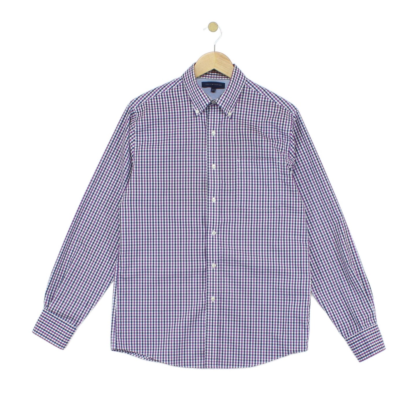 Mens Check Shirt Long Sleeve
