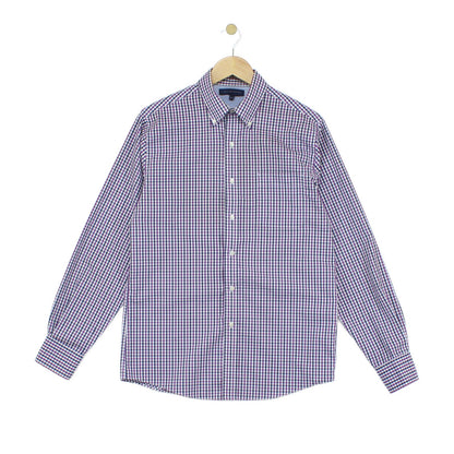 Mens Check Shirt Long Sleeve