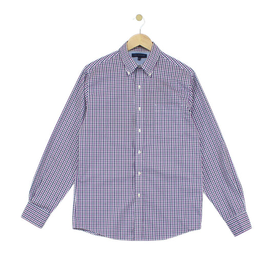 Mens Check Shirt Long Sleeve