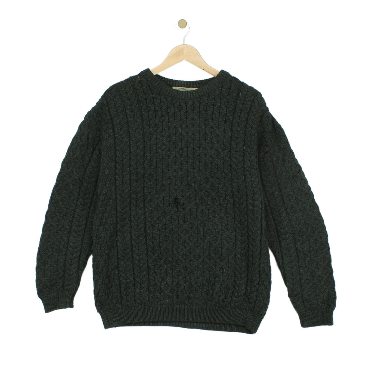 Mens Cable Knit Jumper Uk Made Chunky Knit